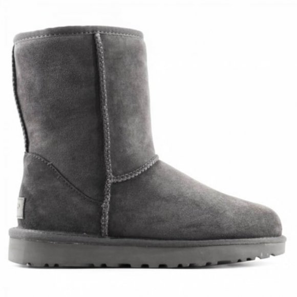 Женские короткие угги с пропиткой Ugg Classic Short II - Grey Женские короткие угги с пропиткой Ugg Classic Short II - Grey