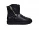 MINI OBLIQUE ZIP Black