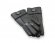 меховые перчатки мужские Leather Black 1