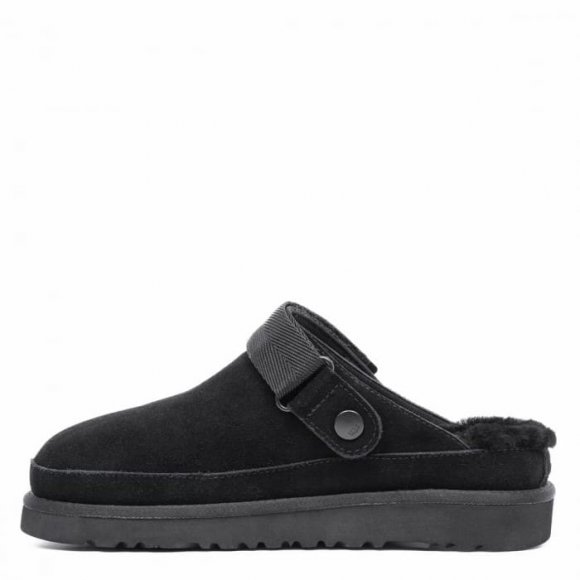 Ugg Goldenstar Clog - Black - черный, 35, Замша