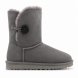 Женские короткие угги с пуговицей и пропиткой Ugg Bailey Button II Boot - Grey