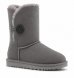 Женские короткие угги с пуговицей и пропиткой Ugg Bailey Button II Boot - Grey