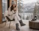 Женские короткие угги с пуговицей и пропиткой Ugg Bailey Button II Boot - Grey