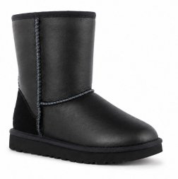 Ugg Classic Short Metallic Black