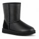 Женские обливные короткие угги Ugg Classic Short Metallic Black