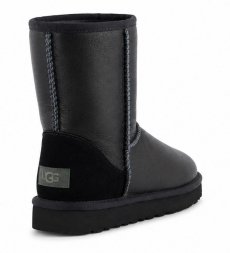 Ugg Classic Short Metallic Black