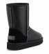 Женские обливные короткие угги Ugg Classic Short Metallic Black