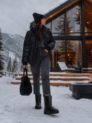 Ugg Classic Short Metallic Black