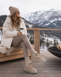 Ugg Classic Mini Lace-up Weather - Sand
