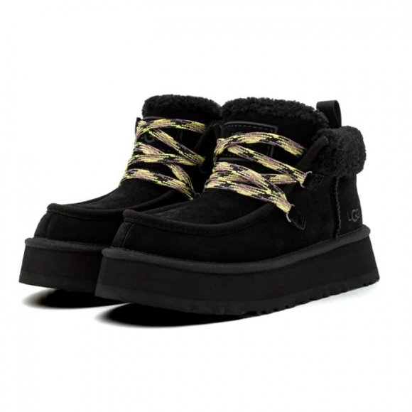 Ugg Funkarra Cabin Cuff - Black - черный, 36, Замша