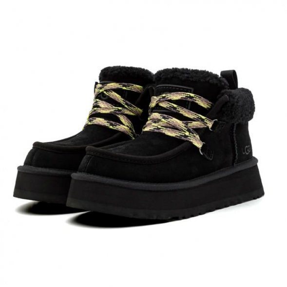 Ugg Funkarra Cabin Cuff - Black - черный, 35, Замша