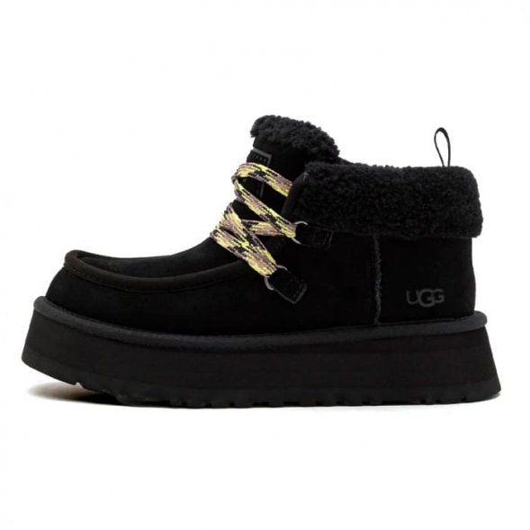 Ugg Funkarra Cabin Cuff - Black - черный, 35, Замша