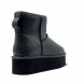 Ugg Mini Platform Boot - Ultra Matte Black - черный, 35, кожа