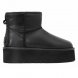 Ugg Mini Platform Boot - Ultra Matte Black - черный, 35, кожа