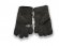 Меховые перчатки мужские Suede Black