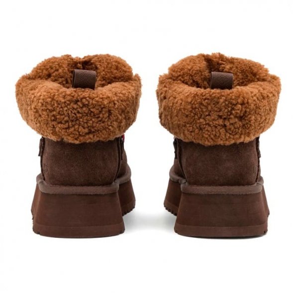 Ugg Funkarra Cabin Cuff - Burnt Cedar - Бордовый, 36, Замша