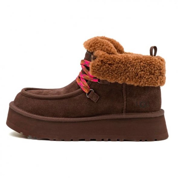 Ugg Funkarra Cabin Cuff - Burnt Cedar - Бордовый, 36, Замша