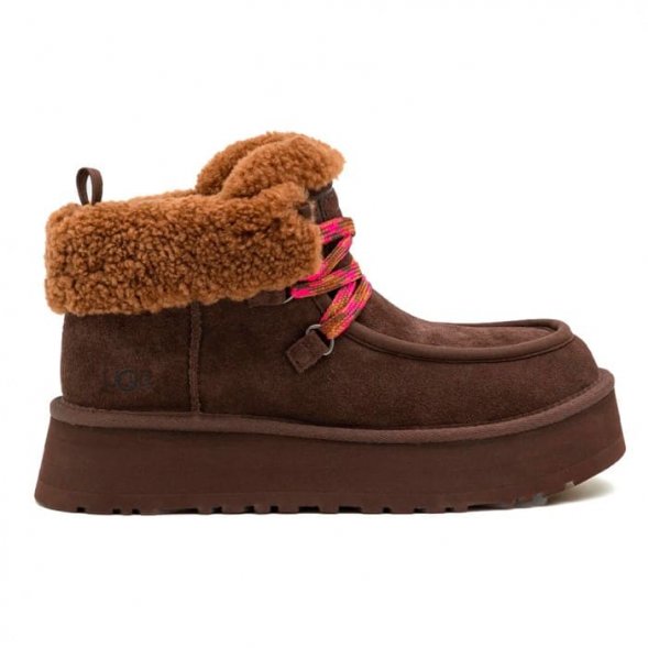 Ugg Funkarra Cabin Cuff - Burnt Cedar - Бордовый, 36, Замша