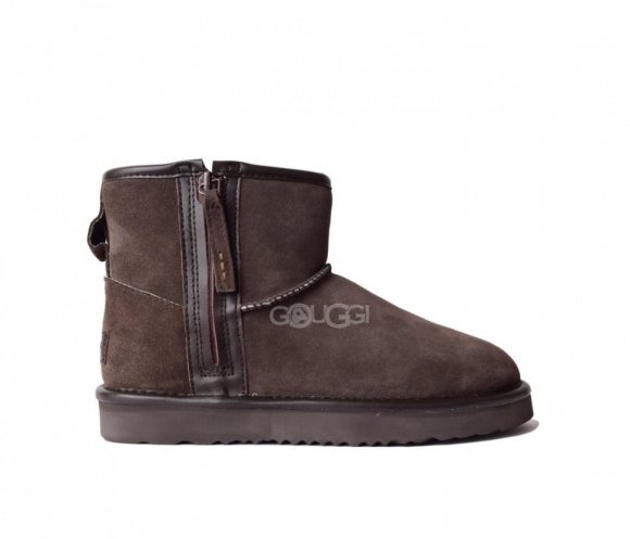 Mini Zip Boots Chocolate - 37