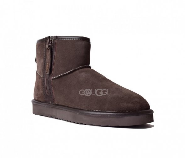Mini Zip Boots Chocolate - 37