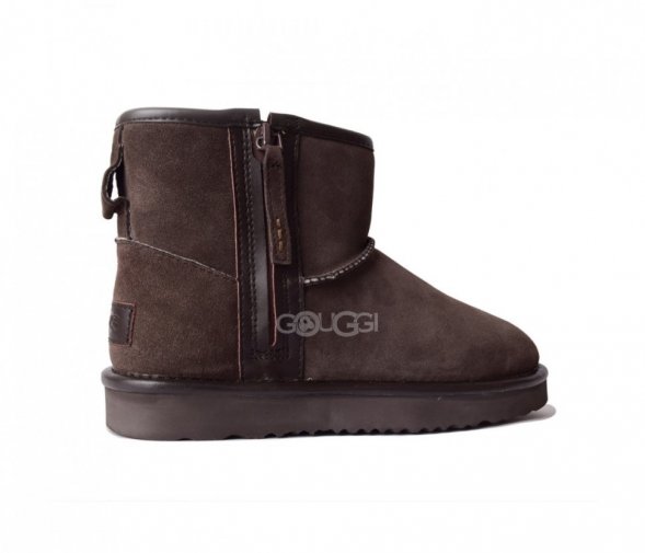 Mini Zip Boots Chocolate - 37