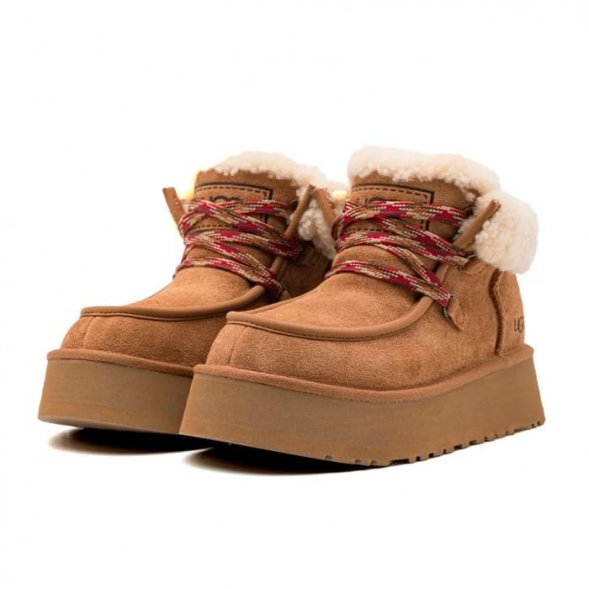 Ugg Funkarra Cabin Cuff - Chestnut - Каштановый, 35, Замша