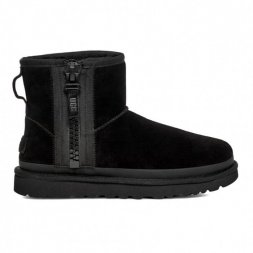 Ugg Mini Zipper Tape Logo - Black