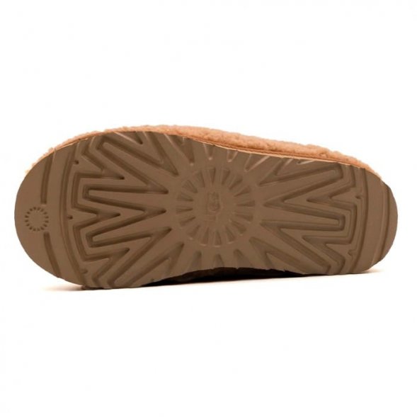 Женские слипоны Ugg Tasman Maxi Curly - Chestnut
