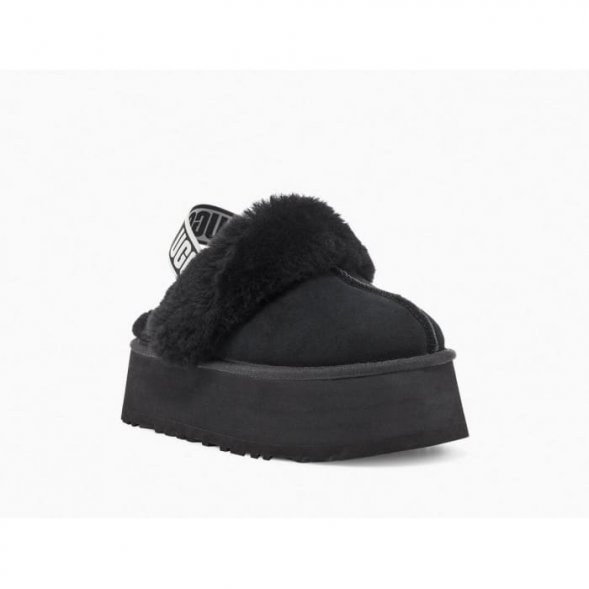 Женские сандалии на платформе UGG FUNKETTE SLIPPER - Black