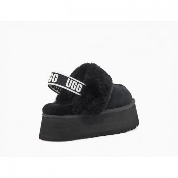 Женские сандалии на платформе UGG FUNKETTE SLIPPER - Black Женские сандалии на платформе UGG FUNKETTE SLIPPER - Black