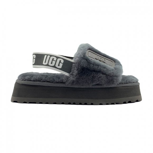 Disco Slide Seashell Dark Grey - 39