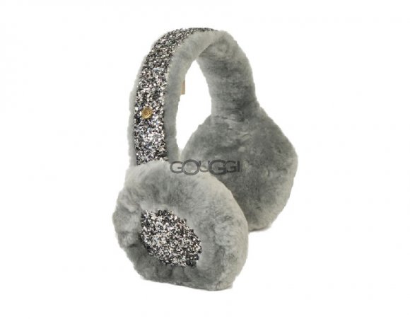 Earmuff Sequins Grey