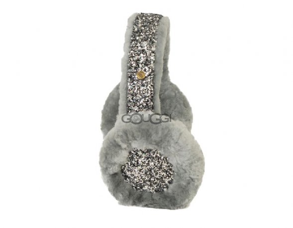 Earmuff Sequins Grey