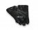Меховые перчатки мужские Suede Dark Black