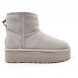 UGG Mini Platform Boot - Grey Violet - Светло-серый, 37, Замша