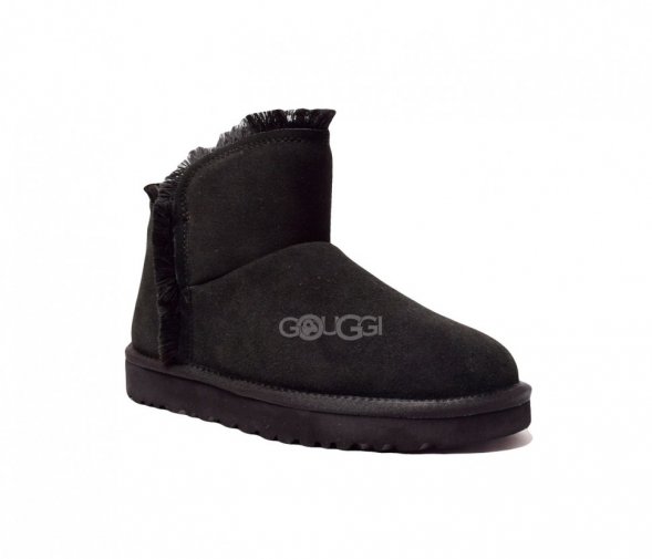 Mini Fluff High-Low Black - 36