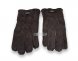 Меховые перчатки мужские Suede Dark Chocolate - L