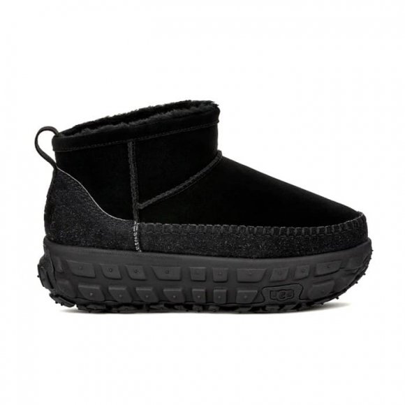 Женские мини угги UGG Venture Daze Ultra Mini - Black