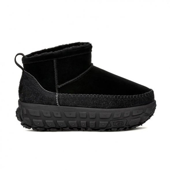 Женские мини угги UGG Venture Daze Ultra Mini - Black