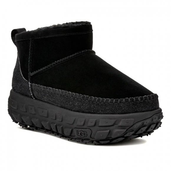 Женские мини угги UGG Venture Daze Ultra Mini - Black