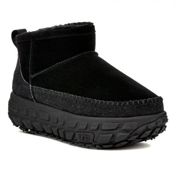 Женские мини угги UGG Venture Daze Ultra Mini - Black