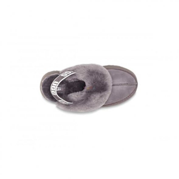 UGG FUNKETTE SLIPPER - Grey - серый, 37, Замша