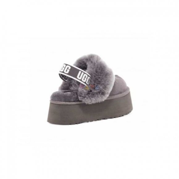 UGG FUNKETTE SLIPPER - Grey - серый, 36, Замша
