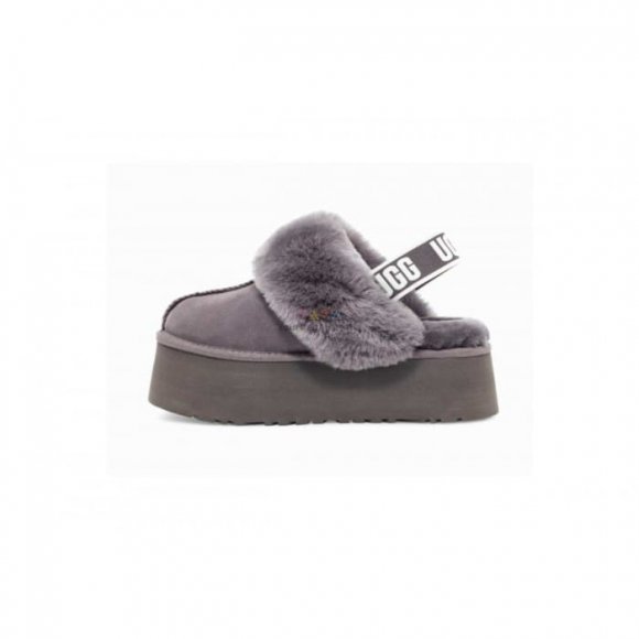 UGG FUNKETTE SLIPPER - Grey - серый, 36, Замша