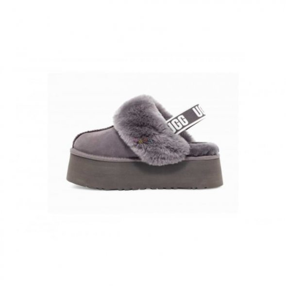 UGG FUNKETTE SLIPPER - Grey - серый, 37, Замша