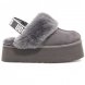 UGG FUNKETTE SLIPPER - Grey - серый, 37, Замша