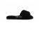 Fluff Slide Slippers Black - 38