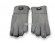 Меховые перчатки мужские Suede Dark Grey