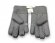 Меховые перчатки мужские Suede Dark Grey