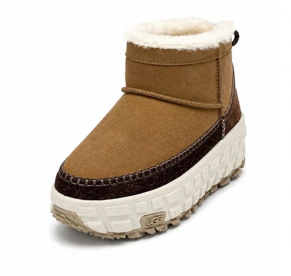 Женские мини угги UGG Venture Daze Ultra Mini - Chestnut